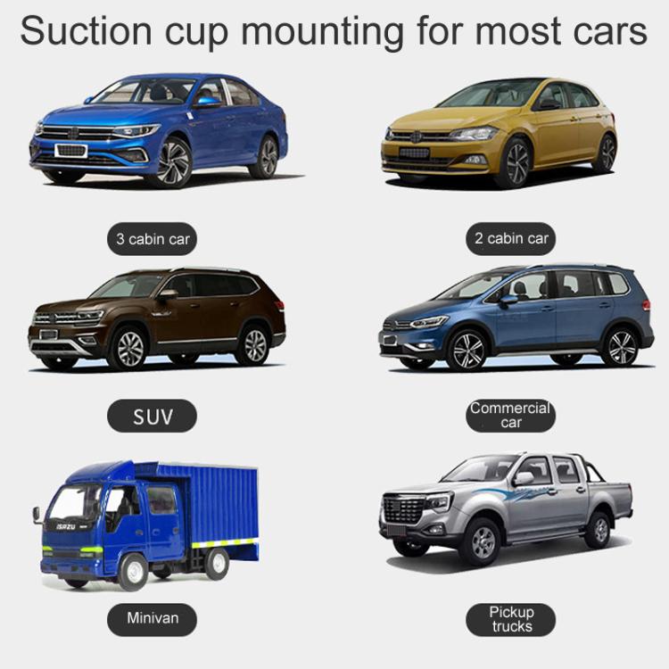 Suction Cup Car Side Window Sunshade Mesh Summer Sunshade Curtains, 1pair
