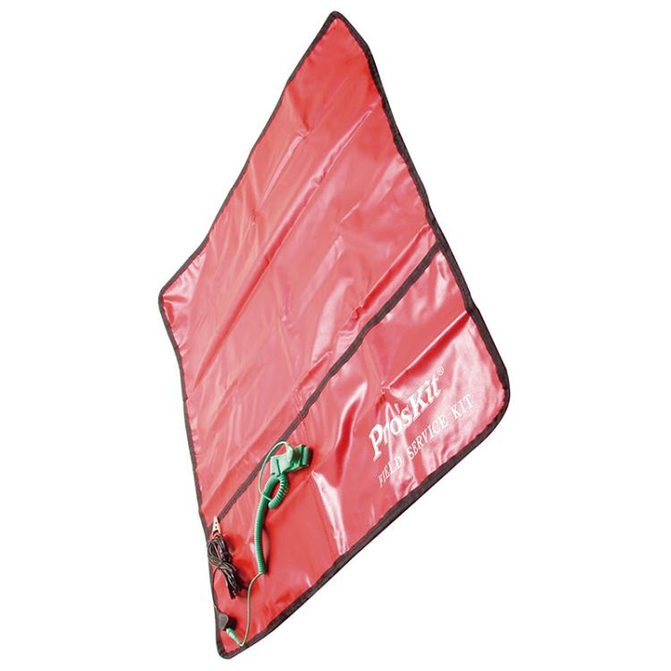 ProsKit 8PK-AS07-1 26x24 Inch ESD Anti-Static Work Mat with 2m Wrist Strap & 3m Grounding Cord