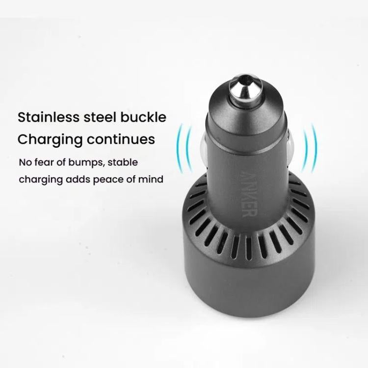 ANKER A2737 167.5W Dual Type-C+UAB-A 3 Ports Car Charger Cell Phone PD Fast Charger, A2737