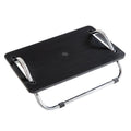 Adjustable Under Desk Foot Rest  for Office Ergonomics, Anti-Cross Leg Design Foot Stool, Metal Tube Black, Metal Tube Gray