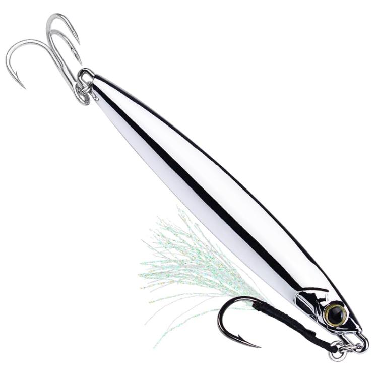 PROBEROS LF144 Zinc Alloy Lure Long-Distance Casting Fast-Draw Spanish Mackerel Mirror Bait, 10g, 15g, 20g, 30g, 40g, 60g, 80g