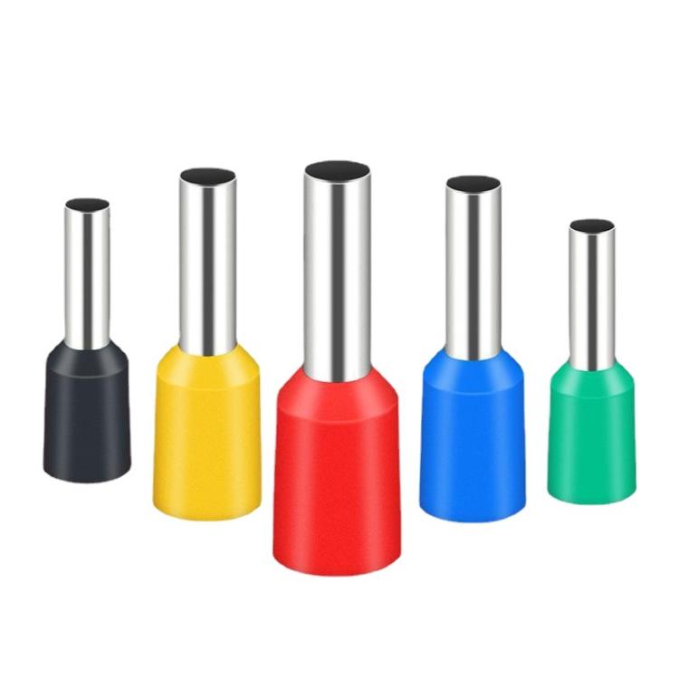 1000pcs /Pack Tube Type Cold Pressed Terminal SV RV Copper Terminal Head, Random Color Delivery, E0508, E0510, E0512, E7506, E7508, E7510, E7512, E1006, E1008, E1010, E1012, E1506, E1508, E1510, E1512, E1518, E2508, E2510, E2512, E2518, E4009, E4010   ...