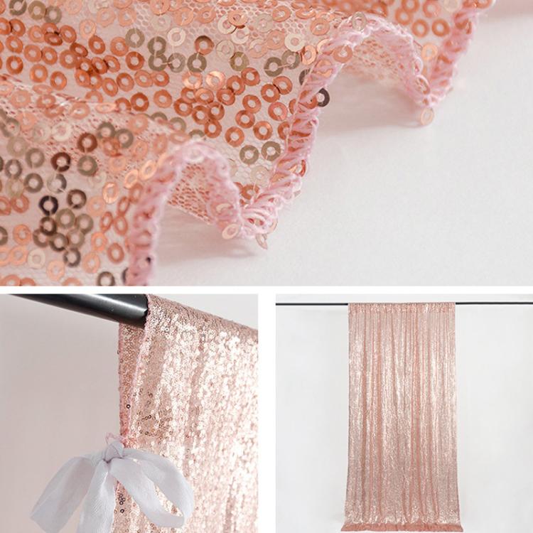 Hotel Wedding Banquet Site Background Curtains Embroidered Cloth Sequin Curtains Festival Party Decoration, 60x240cm, 60x300cm, 120cmx240cm, 120cmx300cm, 240cmx240cm, 300cmx300cm