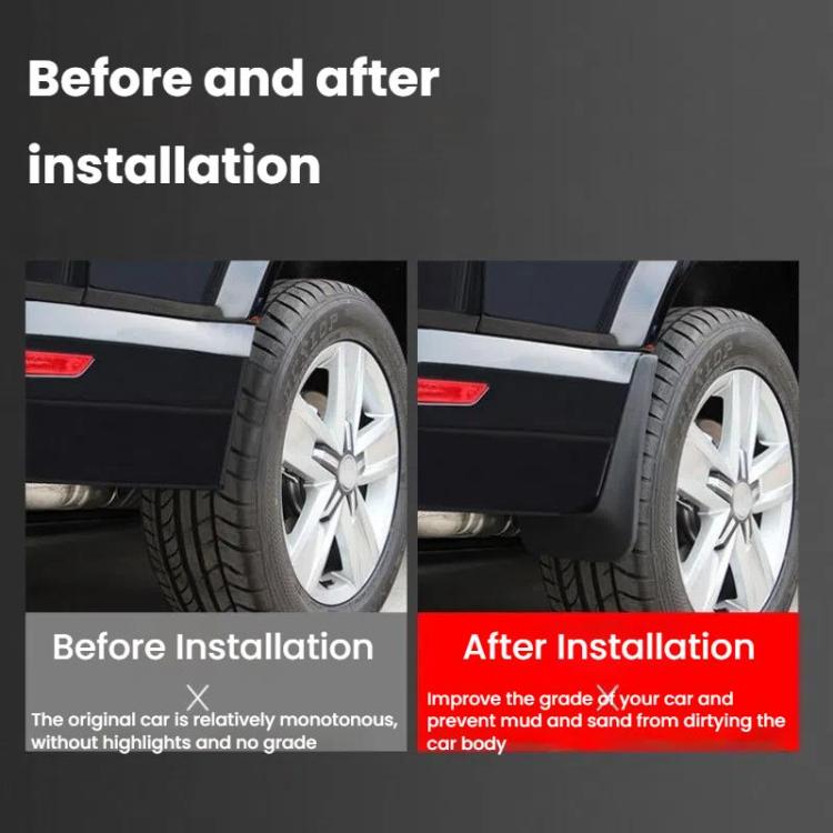 Car Tire Soft Rubber Mudguard For BMW, MINI Countryman Cooper F60 2017, MINI Countryman Cooper R60 2010-2016, MINI Clubman R55/R56 2007-2021, MINI Clubman 2022