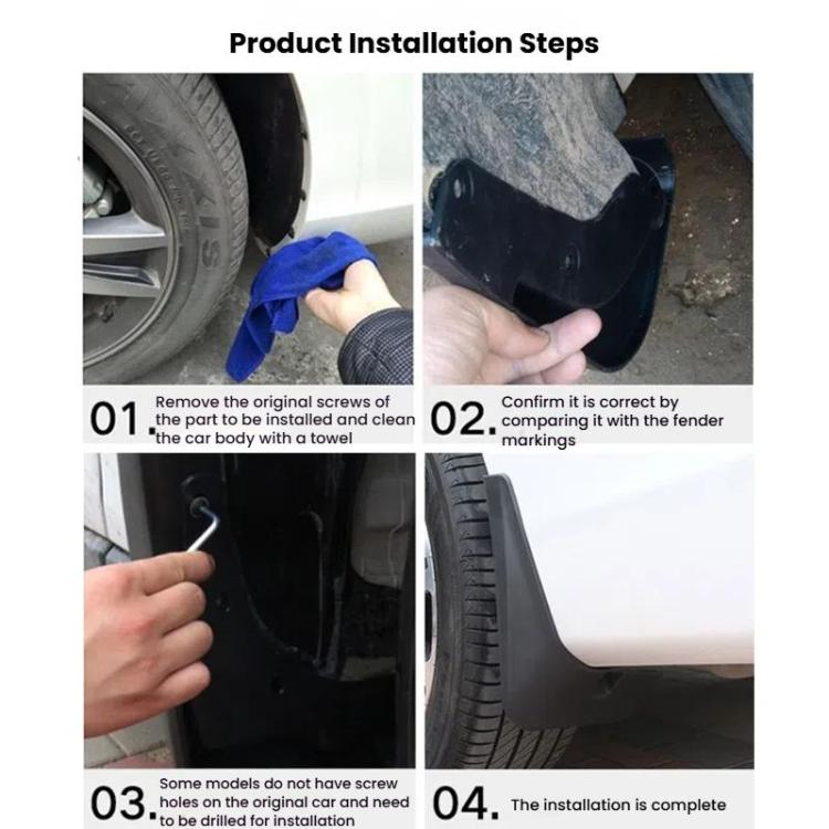 For Nissan NV350 Car Tire Soft Mudguard