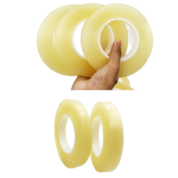 PVC Food Can Sealing Film Transparent Seamless Tape, 15mm x 20m, 15mm x 66m, 18mm x 66m, 20mm x 66m, 25mm x 66m, 15mm x 100m, 25mm x 100m, 18mm x 100m, 20mm x 100m