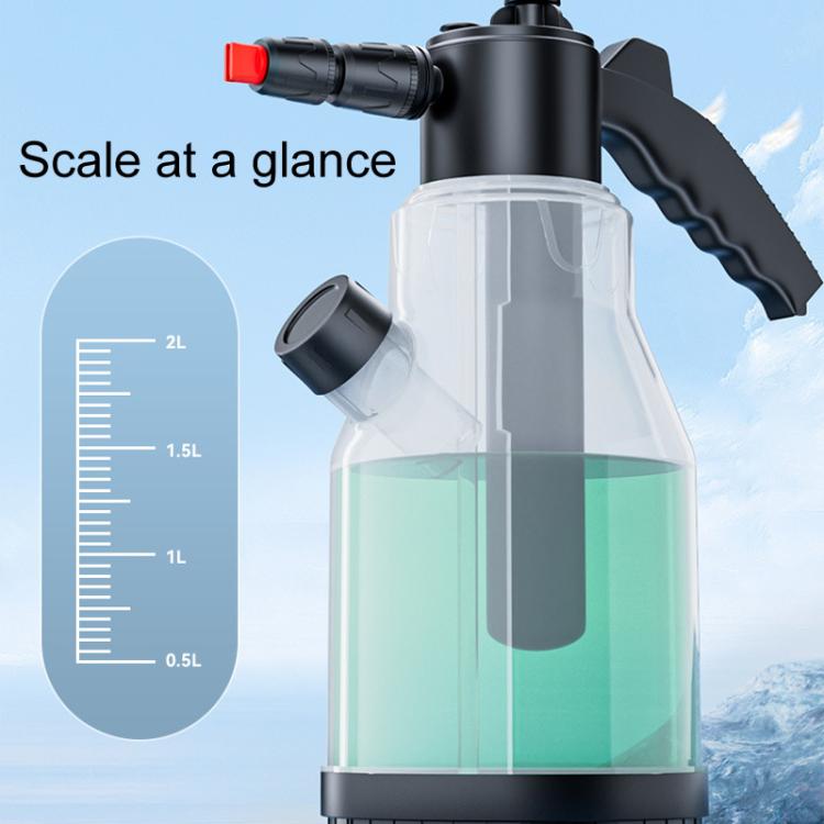 SUITU 9323F Pneumatic Car Wash Foam Sprayer Household Glass Cleaning Water Bottle, 2L