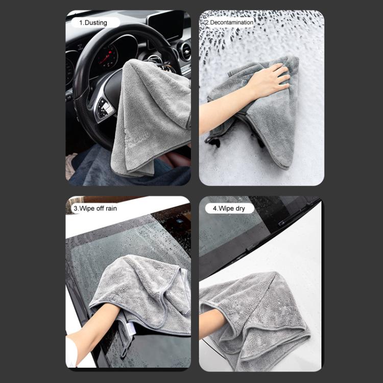 SUITU ST-9009 Double-Sided Fleece Thickened Water Absorbent Quick Drying Car Wash Towel, 30 x 30cm, 30 x 60cm, 50 x 50cm, 60 x 160cm, 60 x 180cm