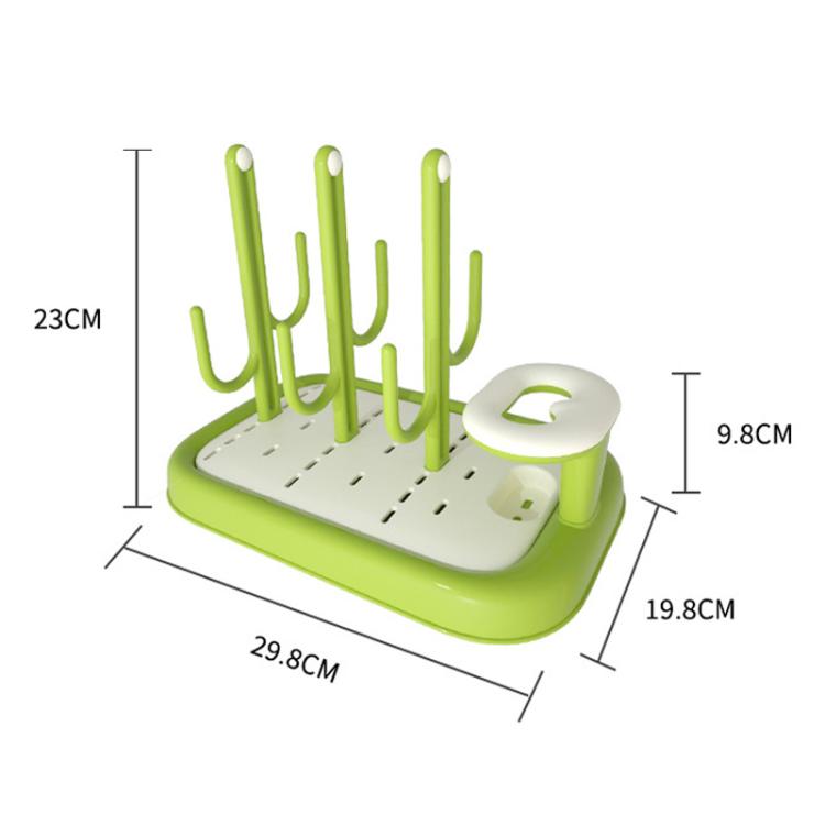 Baby Bottle Drying Rack Drain Drying Rack Insertable Bottle Brush Nipple Brush Storage Holder, Insertable Bottle
