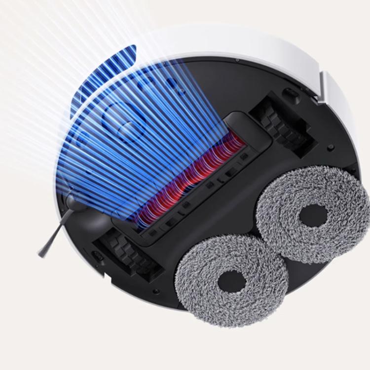 For Xiaomi Robot Vacuum X20 Max / D109GL Parts, Hair-cut Brush, 4pcs Side Brush, Carbon Dust Bag, Rubber Roller Cover, Bristle Roller Cover