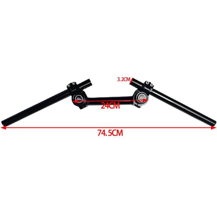 Aluminum Alloy Motorcycle Variable Diameter Handlebar Separate Faucet Handle
