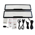 Fog Version EU Standard Double License Plate Frame Car Modification Accessories, EU Standard Double