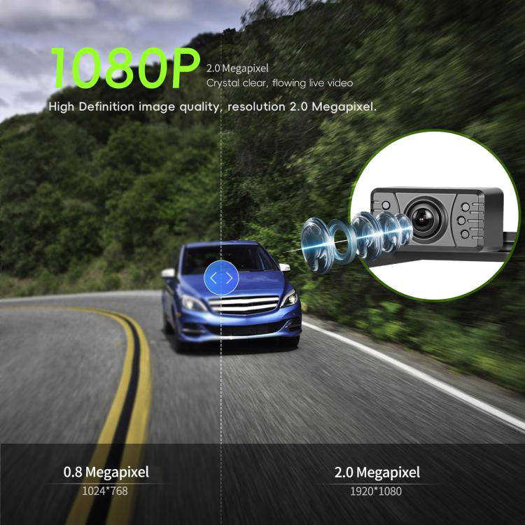 4.3 Inch Reversing Display Digital Wired HD 1 To 1 Set, North America, Europe
