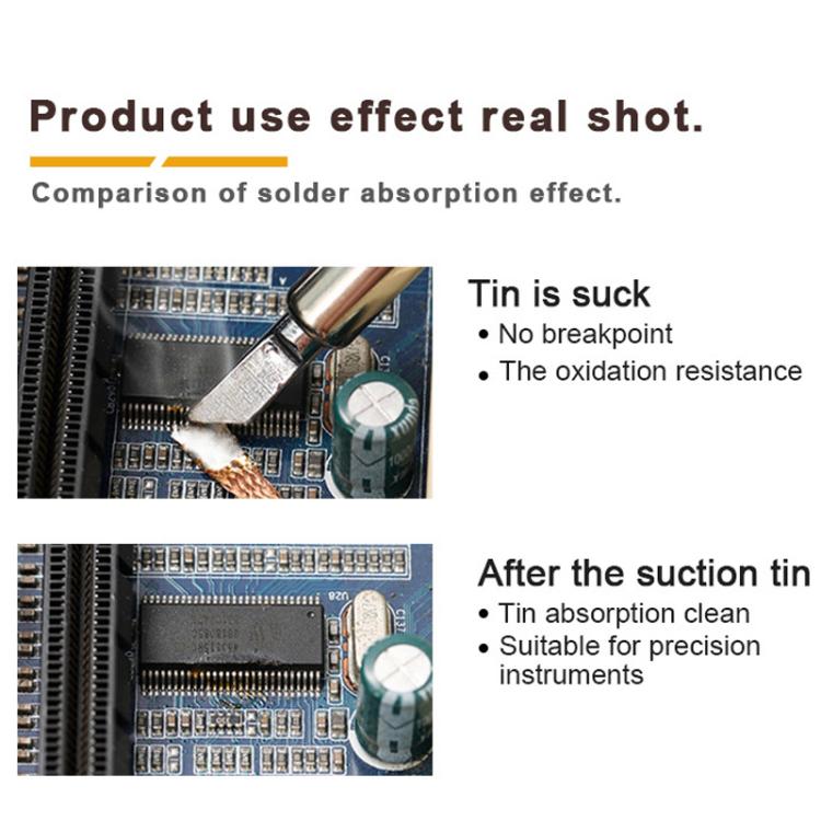 Solder Wick Remover Desoldering Braid for Electronics Repair, BAKU BK-1515, BAKU BK-2015, BAKU BK-2515, BAKU BK-3015
