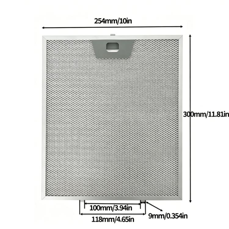 2pcs /Pack WB02X24871 Range Hood Grease Filter For GE JVW5361EJ1ES / JVW5361EJES / JVW5361SJSS / JVW5361FJ1DS / JVW5361SJ1SS