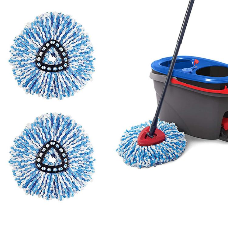 3pcs /Pack Mop Pads For O-Cedar EasyWring RinseClean 2 Tank System