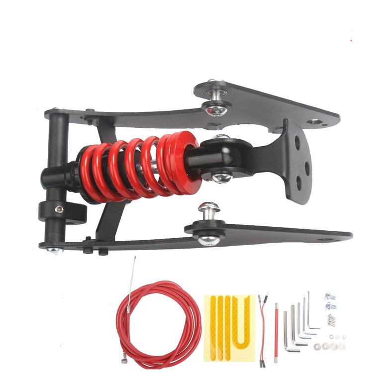 Electric Scooter Rear Shock Absorber Suspension System Ride Vibration Reduction Kit, For Xiaomi Scooter Pro/Pro2 Red, For Xiaomi Scooter Pro/Pro2 Black, For Xiaomi M365/1S Red, For Xiaomi M365/1S Black