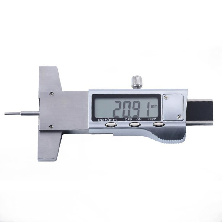 Syntek Electronic Digital Display Tire Tread Depth Caliper 0-25mm Measuring Tread Depth Gauge, All-metal