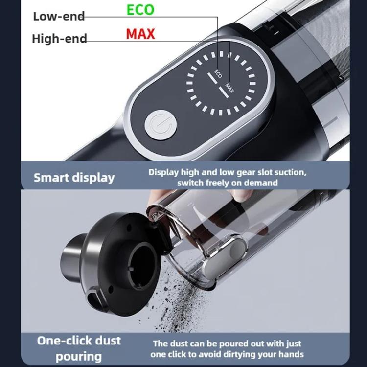 SUITU ST-8007C Car Vacuum Cleaner Vacuuming Blowing Home Outdoor Handheld Small Brushless Vacuum Cleaner, ST-8007C