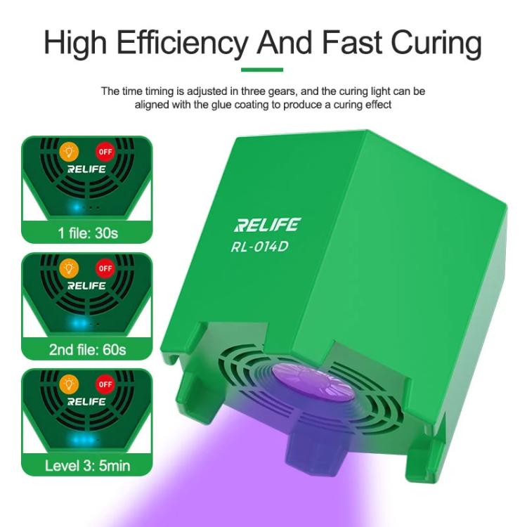Smart UV Curing Lamp LED Ultraviolet Mobile Phone Repair Shadowless Glue Green Oil Quick-drying Oil Curing Lamp, RL014D