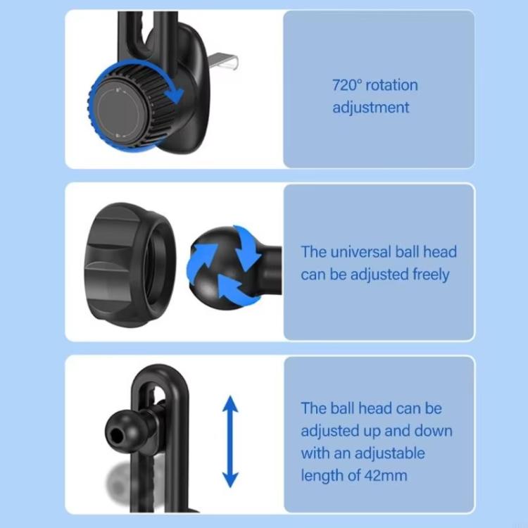Car Air Outlet Bracket Base, Fixed, Adjustable