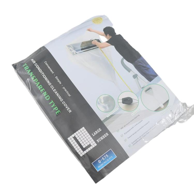 360-degree Full-Coverage AC Cleaning Cover Transparent Air Conditioner Cleaning Kit, Samll, Large