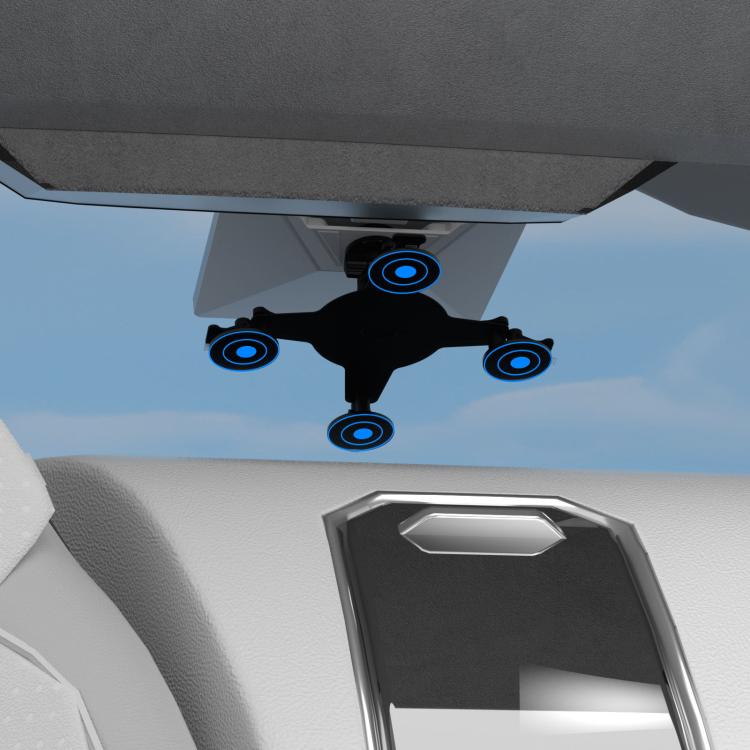 For Starlink Mini Magnetic Car Mount Suction Cup Bracket + Connection Block, S2036