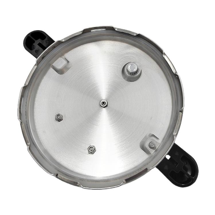 32cm/23L Pressure Cooker Induction & Gas Stove Compatible Aluminum Alloy Straight Body Design & Built-in Gauge, 100kPa, 35-70-100kPa