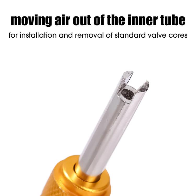 5pcs Aluminum Alloy Car Air Conditioner Valve Core Installation Removal Double-Head Wrench, Valve Core Wrench