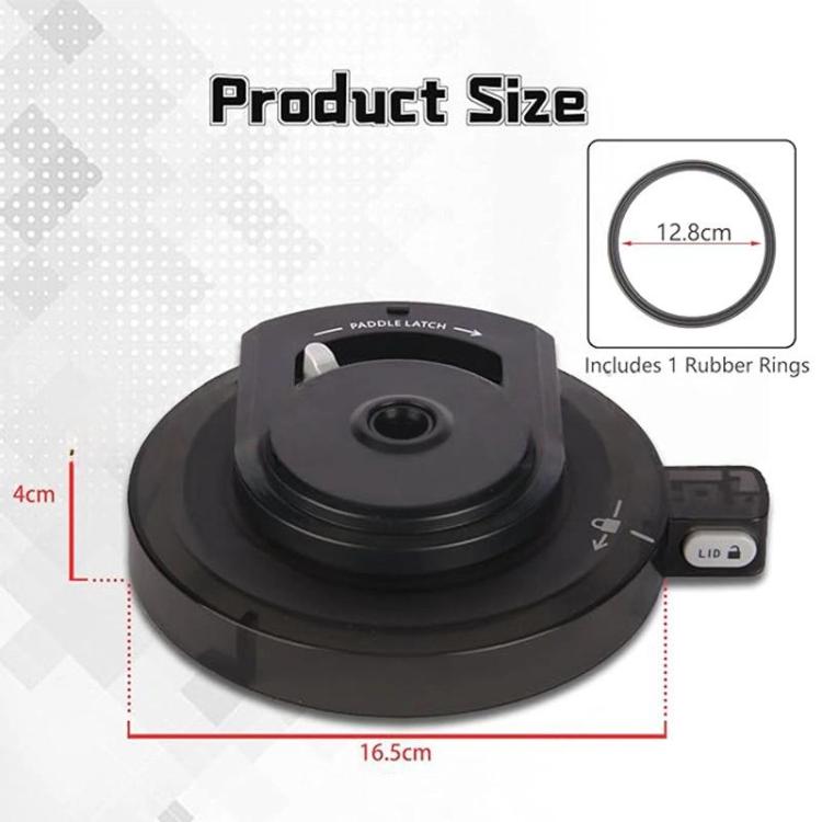 Replacement Outer Bowl Lid For Ninja NC500 Series Ice Cream Maker NC501/NC501H/NC501HBL