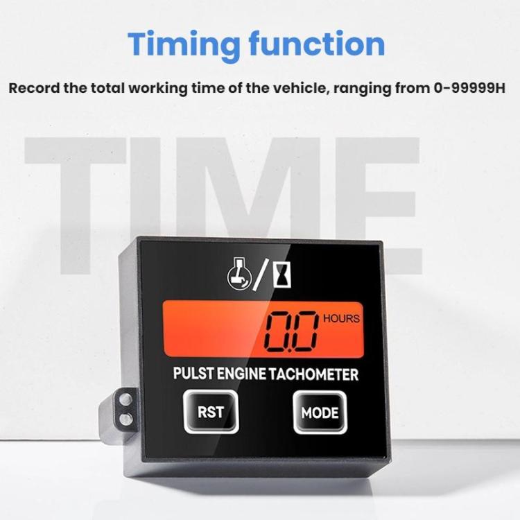 Chain Saw Tachometer Lawn Mower Gasoline Engine Speedometer, Backlight Version