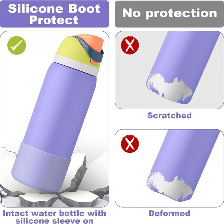 3pcs /Pack Silicone Base Protector For Owala 24oz FreeSip/Twist/Flip Bottles