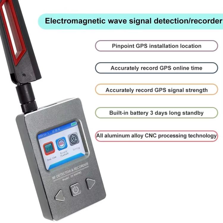 DS-996PRO Car Positioning Monitoring Scanning Detector Wireless Signal Strong Magnetic Tracker Detector, DS-996PRO