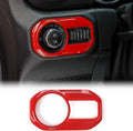 For Jeep Wrangler JL & JLU 2018-2023 Models Light Switch Panel Trim Cover