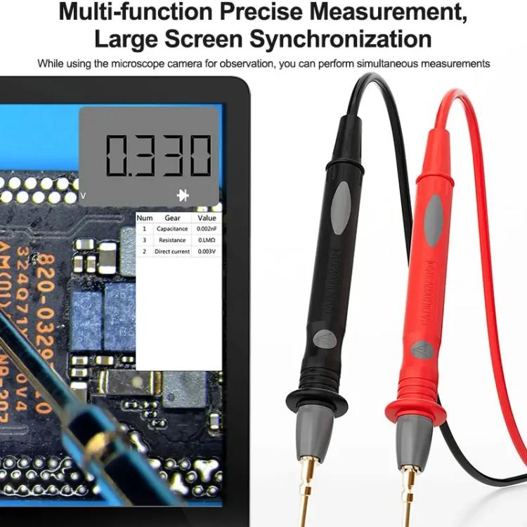 Multifunctional Multimeter 4K Camera Magnifier Microscope Camera, RELIFE MC2