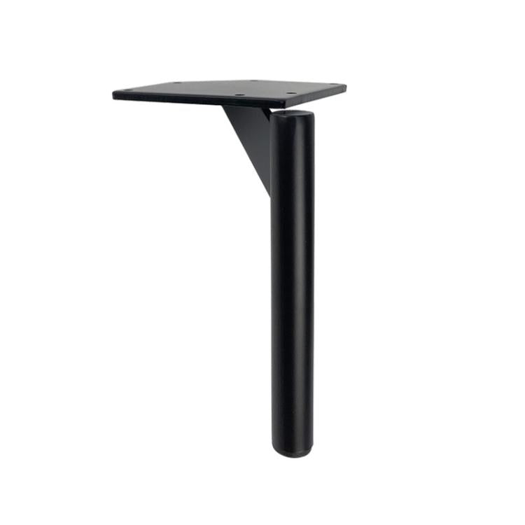 17cm Thickened Metal Sofa and Coffee Table Leg Support Accessories, Black, Titanium, Black With Gold