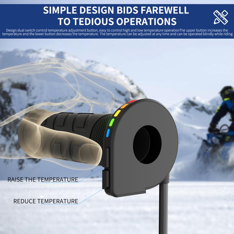 Rainbow Light ATV Heated Handlebars With Memory Function, CS-2147B2