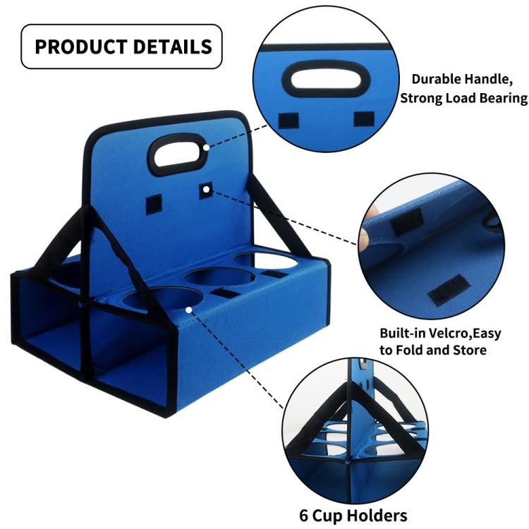 Foldable Food Storage Box Insulated Portable Coffee Cup Takeout Bag