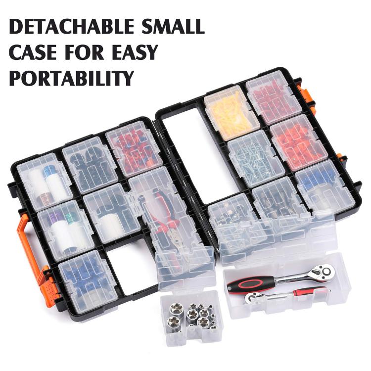 Multifunctional Portable Flip-Top Tool Storage Box, G-2011