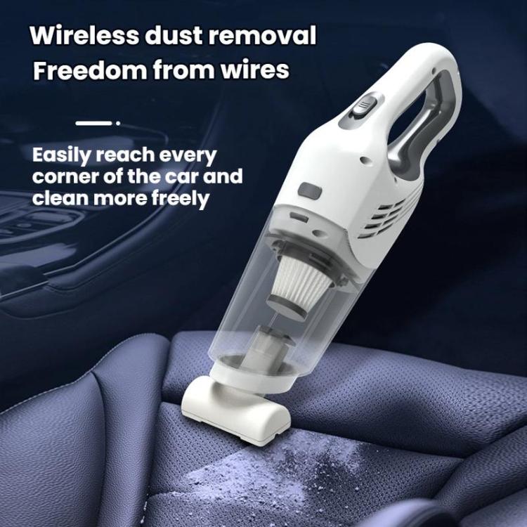 Car-mounted High-power Strong Suction Cordless Vacuum Cleaner, White 5500PA, White Brushless 12000PA
