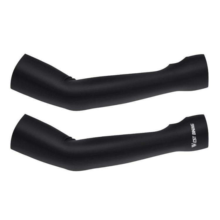 WEST BIKING 1pair Outdoor Cycling Ice Silk UV-Protective Arm Sleeves Fishing Travel Arm Protection Ice Sleeves