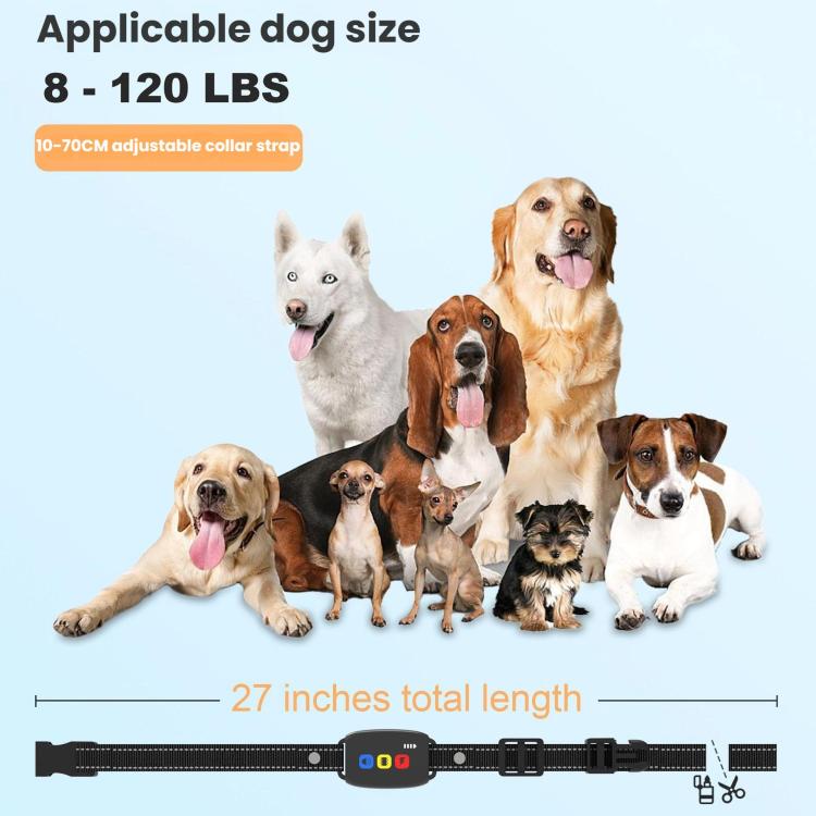 Remote-controlled Color Screen Dog Barking Control Device, Electric Shock, Non-electric Shock