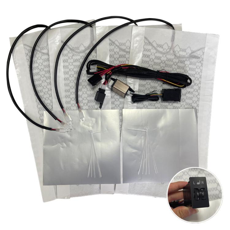 12V Universal Winter Car Seat Heating Pad, Set 2: 2-gear + Single Seat (2 Heating Pads), Set 2: 2-gear + 2 Seats (4 Heating Pads), Set 3: 3-gear + 2 Seats (4 Heating Pads), Set 5: 3-gear + Single Seat (2 Heating Pads)                                   ...