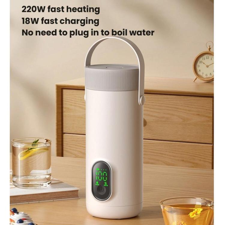 RK-3 Wireless Electric Heating Travel Kettle Portable Boiling Water Cup with 6-Temperature Settings
