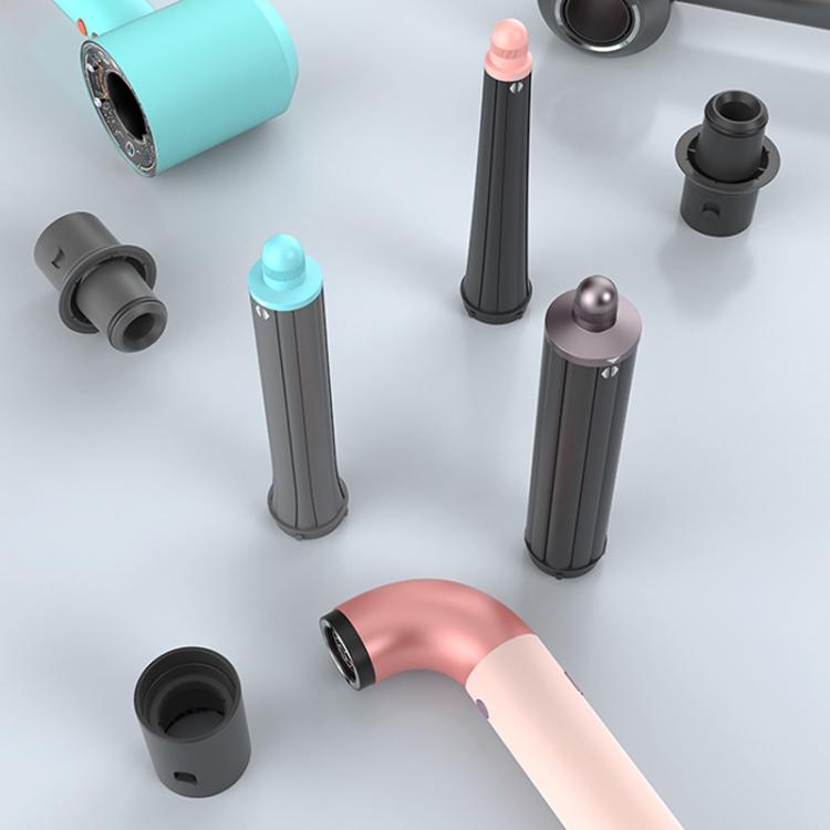 Hair Dryer Upgrade Locking Airwrap Barrel Adapter Converter Curling Attachment, For Dyson HD01-HD16  Black, For Dyson HD01-HD16 Gray, For Dyson HD17/HD18 Black