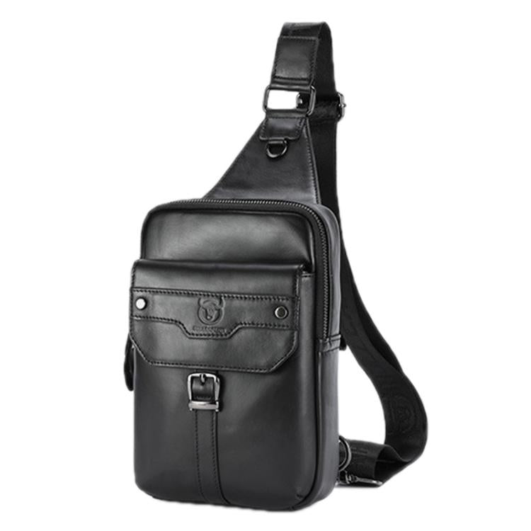 BULL CAPTAIN Men Vintage Genuine Leather Shoulder Bag