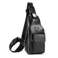 BULL CAPTAIN 8 inch Vintage Men Genuine Leather Crossbody Bag