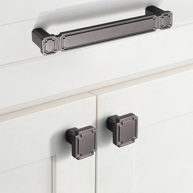 Vintage Cabinet Door Handle Zinc Alloy Handle For Drawers Wardrobes, Single Hole Coffee, 96mm Coffee, 128mm Coffee, Single Hole Grey, 96mm Grey, 128mm Grey, Single Hole Brushed Copper, 96mm Brushed Copper, 128mm Brushed Copper
