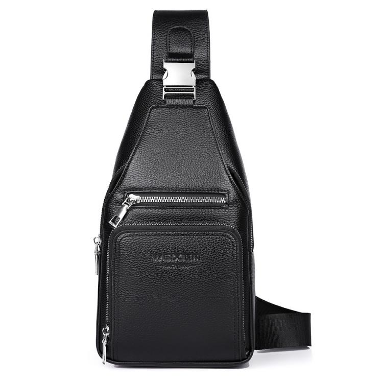 WEIXIER X452 Vintage Outdoor Men Chest Bag Multi-Functional Crossbody Bag