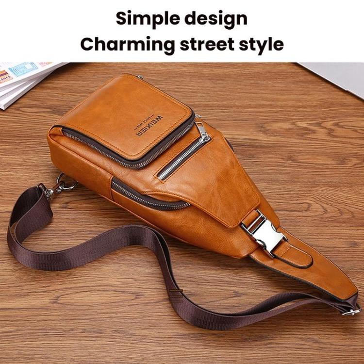 WEIXIER X451Men Crossbody Bag Outdoor Portable Chest Bag